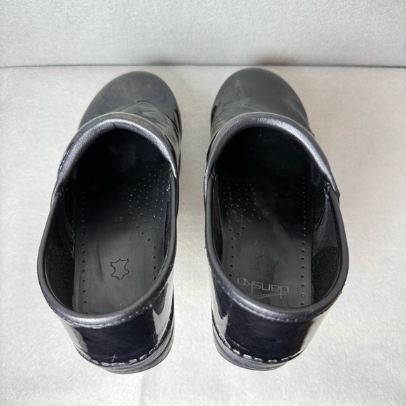 Dansko Women Professional Leather Clogs Black Dark Purple size EU 41/ US 10.5-11 - Picture 12 of 16